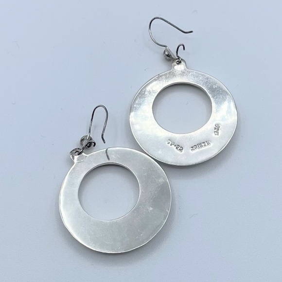 Vintage Miguel Martinez Earrings Sterling Silver Modernist Mexican